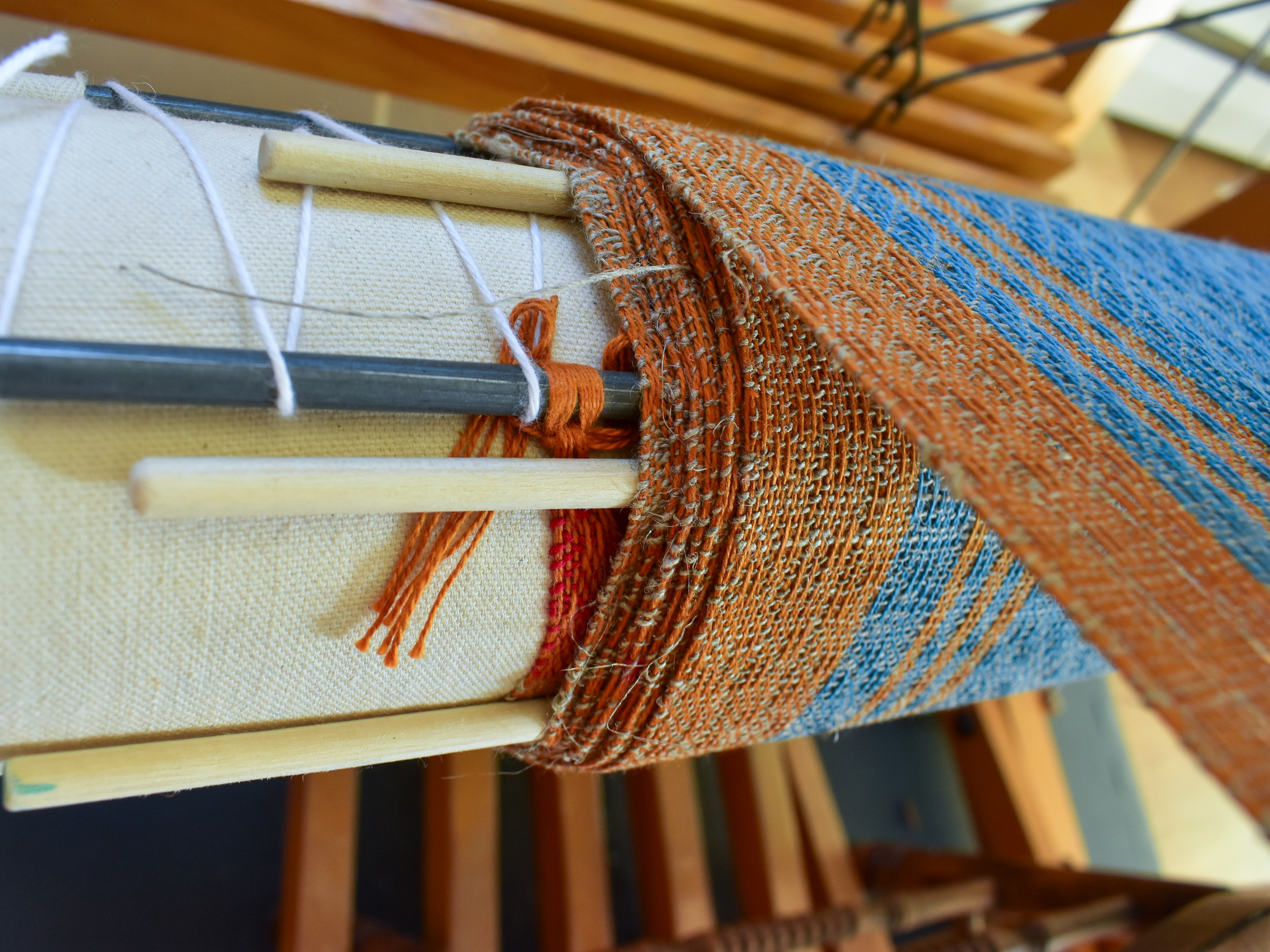 Work-in-progress on loom